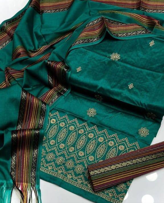 WINTER SILK DIGITAL PRINTED 3-PIECE - DP#32